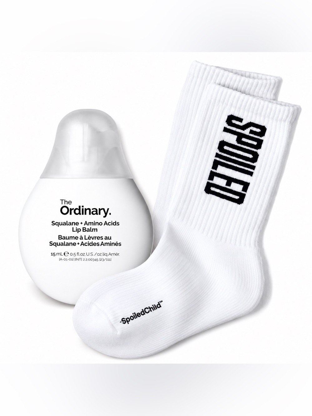 The Ordinary Hydrating Lip Balm & Sock Duoโฆ๐ค๐ค๐ค๐ค